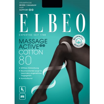 Elbeo Strumpfhose Massage Active Cotton 80