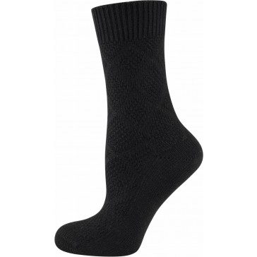 Elbeo Socken Bamboo warm Women schwarz