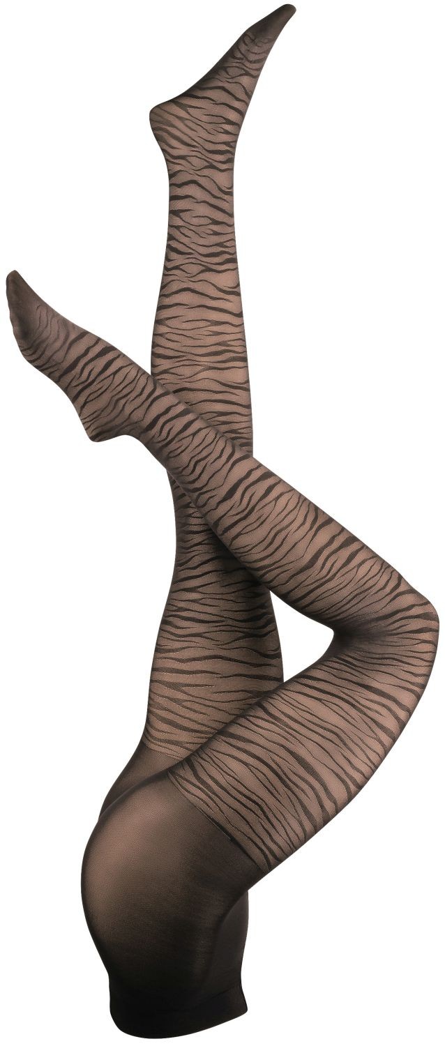 Elbeo Strumpfhose Urban Zebra schwarz