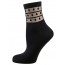Elbeo Socke Dots und Stripes schwarz
