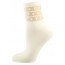 Elbeo Socke Dots und Stripes weiß